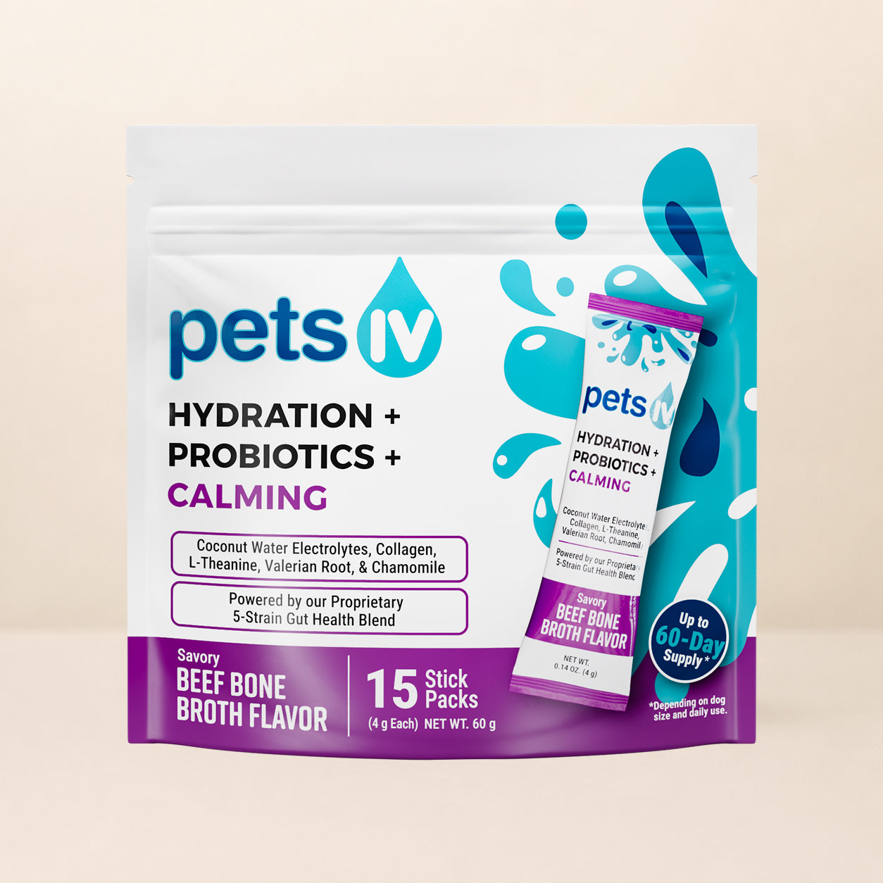 Hydration + Probiotics + Calming